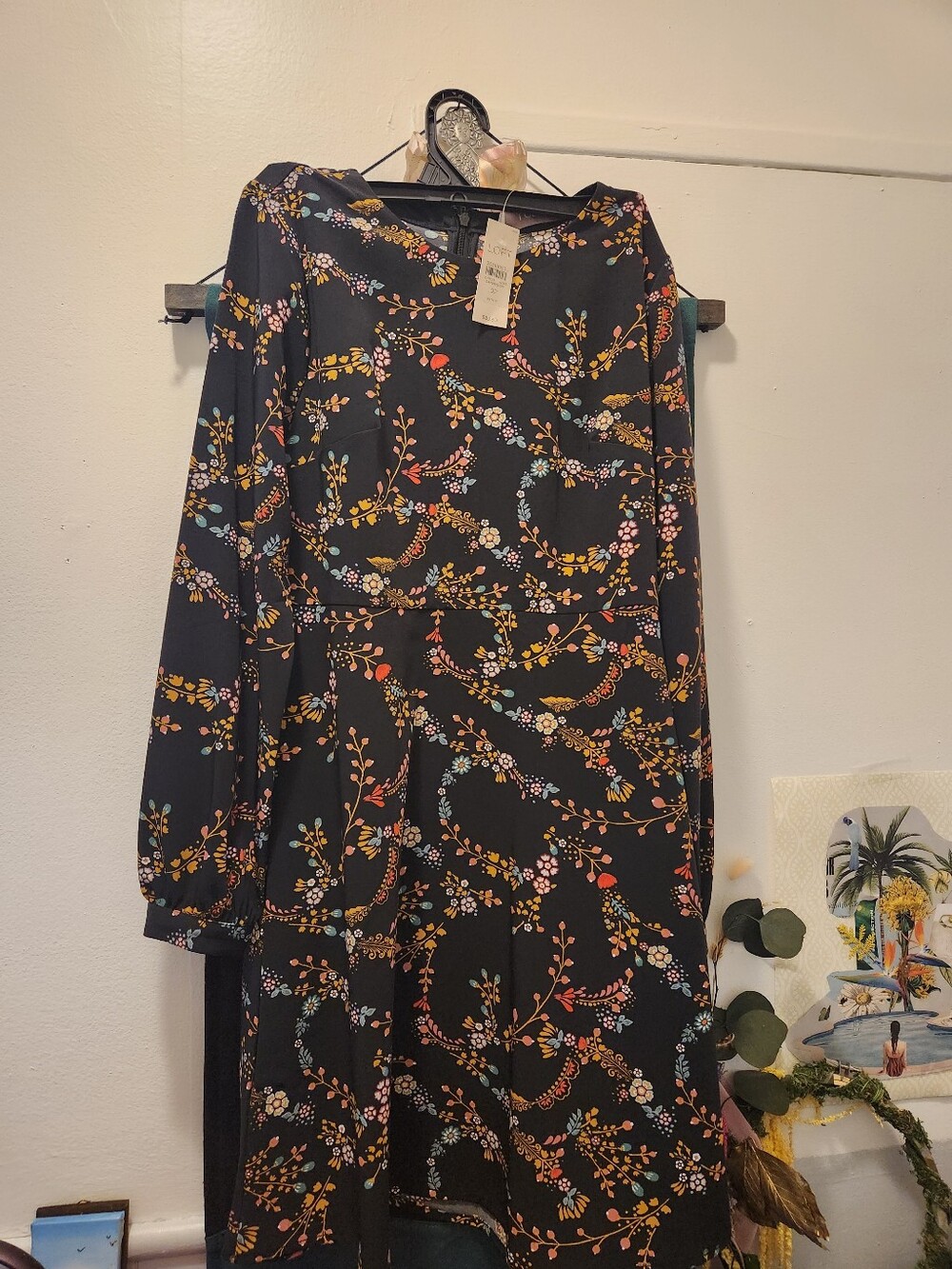 NWT Loft Long Sleeved Dress (Petite)